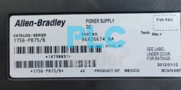 1756-PB75 ControlLogix Power Supply product 1756-PB75 ControlLogix Power Supply product